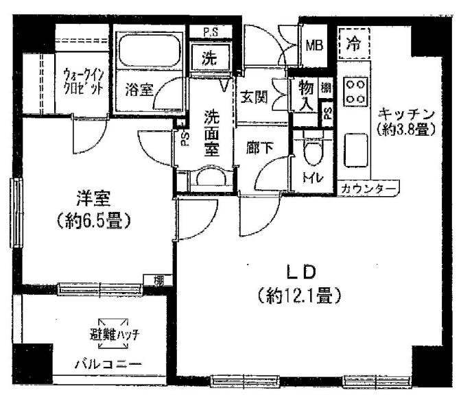 グランドルー池袋 画像5(間取り)